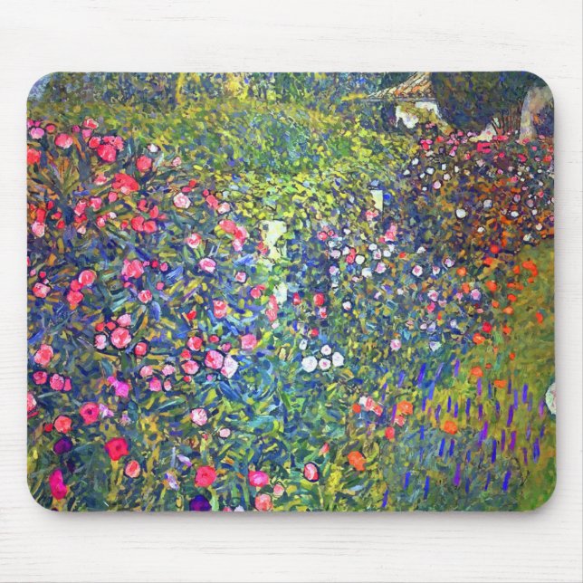 Alfombrilla De Ratón Gustav Klimt Italian Garden (Frente)