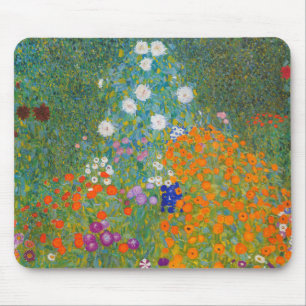 Alfombrilla De Ratón Gustav Klimt - Jardín de flores