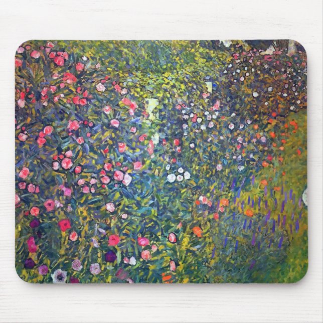 Alfombrilla De Ratón Gustav Klimt Jardín Italiano (Frente)