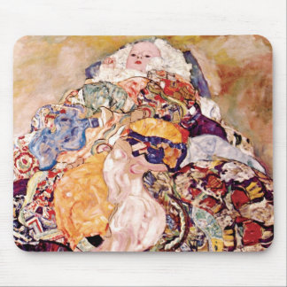 Alfombrilla De Ratón Gustav Klimt - La cuna del bebé - Recién nacido