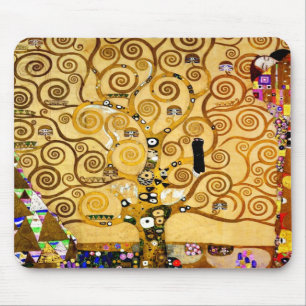 Alfombrilla De Ratón Gustav Klimt Nouveau, árbol de la vida