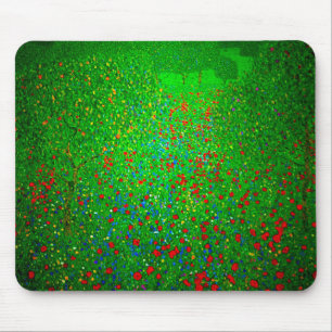 Alfombrilla De Ratón Gustav Klimt Poppy Field