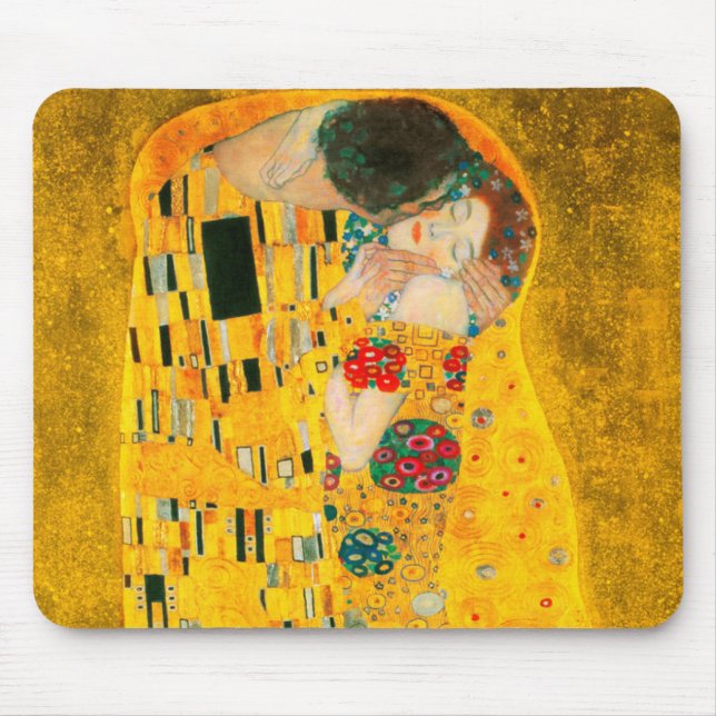 Alfombrilla De Ratón Gustav Klimt The Kiss (Frente)