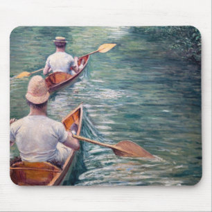 Alfombrilla De Ratón Gustave Caillebotte - Canoas en el Yerres