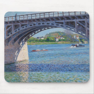 Alfombrilla De Ratón Gustave Caillebotte - Puente de Argenteuil y Sena