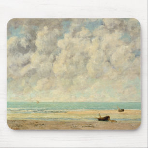 Alfombrilla De Ratón Gustave Courbet el el mar tranquilo