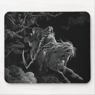 Alfombrilla De Ratón Gustave Dore - Muerte En El Caballo Pálido