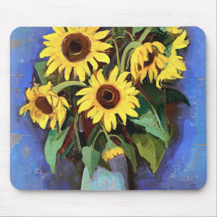 Alfombrilla De Ratón Gustave Loiseau Sunflower Fotos estéticas Sunfl