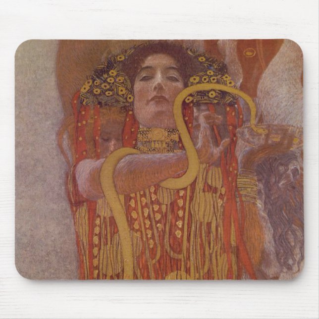 Alfombrilla De Ratón ~ Gustavo Klimt de Hygeia (Frente)