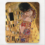 Alfombrilla De Ratón Gustavo Klimt: El beso (detalle)<br><div class="desc">Un cojín de ratón clásico hermoso que ofrece un par romántico que comparte un beso,  pintado por el pintor austríaco Gustavo Klimt del symbolist.</div>