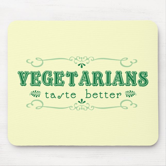 Alfombrilla De Ratón Gusto vegetariano (Frente)