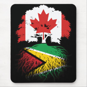 Alfombrilla De Ratón Guyana Guyanesa Canadá canadiense árbol roba bande