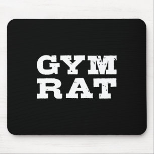 Alfombrilla De Ratón Gym Rat Funny Bodybuilding Workup 1