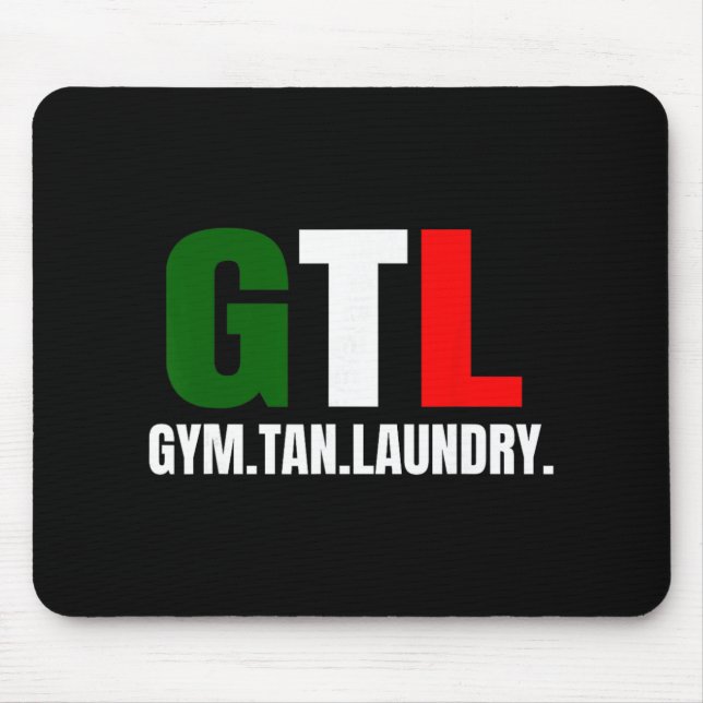 Alfombrilla De Ratón Gym Tan Laundry Gtl New Jersey Nj Shore  (Frente)