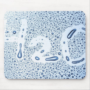 Alfombrilla De Ratón H2O de gota de agua