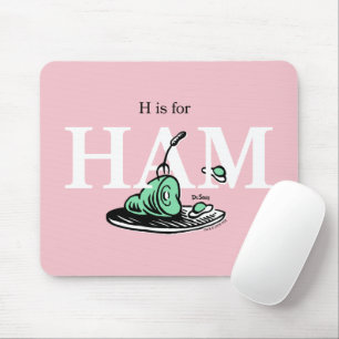 Alfombrilla De Ratón "H es para HAM"   Diseño de alfabeto