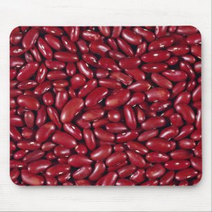 Alfombrilla De Ratón Habas de riñón rojas únicas