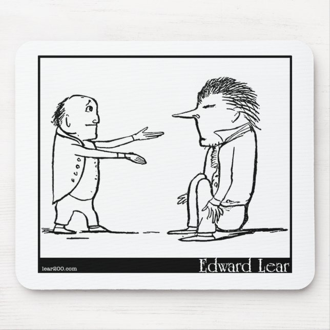 Alfombrilla De Ratón Había una persona mayor de Sestri (Frente)