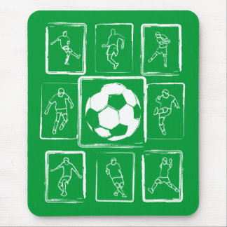 Alfombrilla De Ratón Habilidades pintadas del fútbol de motivación