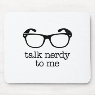 Alfombrilla De Ratón Hablar Nerdy Conmigo