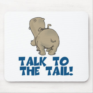 Alfombrilla De Ratón Hable con Tail Hippo