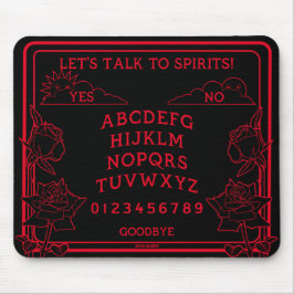 Alfombrilla De Ratón Hablemos con Spirits Black Red Gothic Mouse Pad