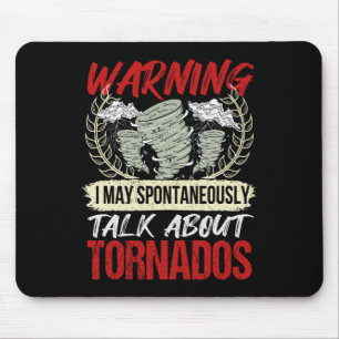 Alfombrilla De Ratón Hablo espontáneamente de Tornados - Huracán Hu