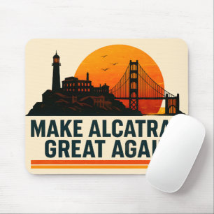 Alfombrilla De Ratón Hacer a Alcatraz grande de nuevo divertido