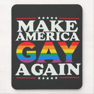 Alfombrilla De Ratón Hacer a Estados Unidos gay de nuevo mes de orgullo