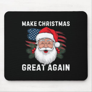 Alfombrilla De Ratón Hacer a los Navidades grandes de nuevo Santa Funny
