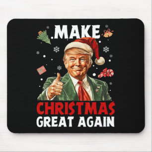Alfombrilla De Ratón Hacer a los Navidades grandes de nuevo Santa Funny