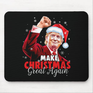 Alfombrilla De Ratón Hacer a los Navidades grandes de nuevo Santa Funny