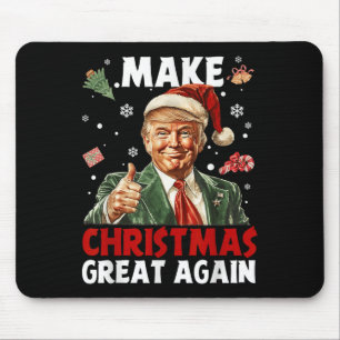 Alfombrilla De Ratón Hacer a los Navidades grandes de nuevo Santa Funny