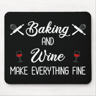 Alfombrilla De Ratón Hacer Baco Y Vino Lo Hacen Todo Bien