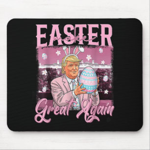 Alfombrilla De Ratón Hacer de la Pascua una vez más divertida Trump Bun