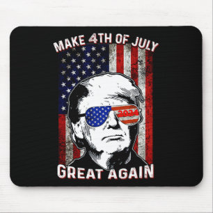 Alfombrilla De Ratón Hacer El 4 De Julio Grande De Nuevo Con La Camisa 