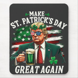 Alfombrilla De Ratón Hacer grande nuevamente el Día de San Patricio