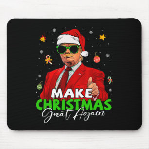 Alfombrilla De Ratón Hacer grandes Navidades a Santa Trump de nuevo