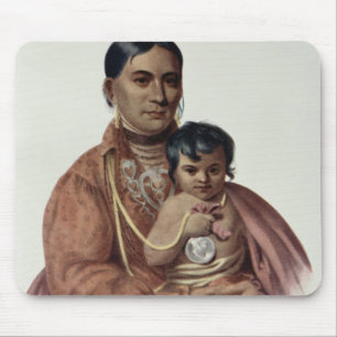 Alfombrilla De Ratón Hacer-Hon-Va, una mujer de Osage