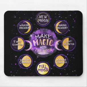 Alfombrilla De Ratón Hacer Magia Con Los Ciclos Lunares Fases De La Lun