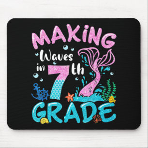 Alfombrilla De Ratón Hacer olas en sirena de 7° grado a la escuela G