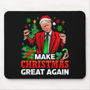 Alfombrilla De Ratón Hacer que la Navidad sea grande otra vez Santa Pre