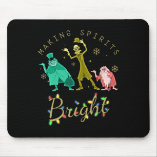 Alfombrilla De Ratón Haciendo a los Navidades Brillantes Retro Groovy C