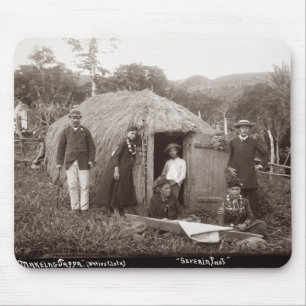 Alfombrilla De Ratón Haciendo Tappa, un paño nativo, c.1875 (foto de la