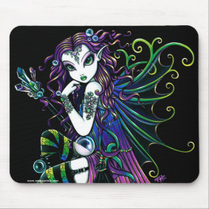 Alfombrilla De Ratón Hada cristalina Mousepad del arco iris de Lucida
