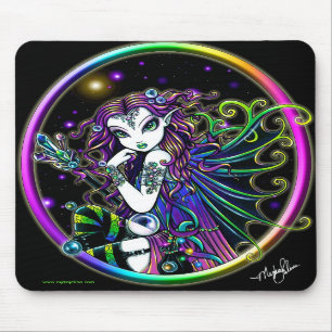 Alfombrilla De Ratón Hada cristalina Mousepad del arco iris de Lucida