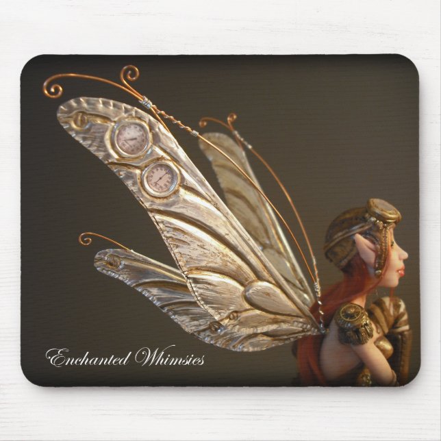 Alfombrilla De Ratón Hada de Mousepad "Steampunk " (Frente)