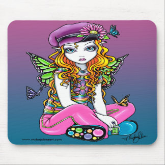 Alfombrilla De Ratón Hada escarchada "soleada" Mousepad del arco iris