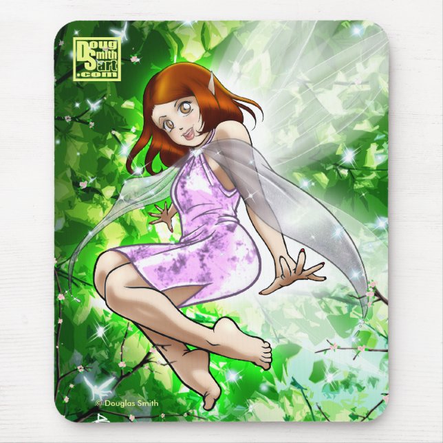 Alfombrilla De Ratón Hada Mousepad de la primavera (Frente)
