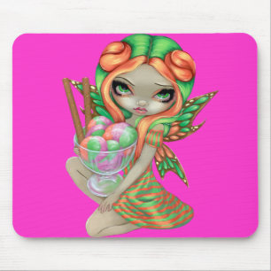 Alfombrilla De Ratón "Hada" Mousepad del sorbete del arco iris